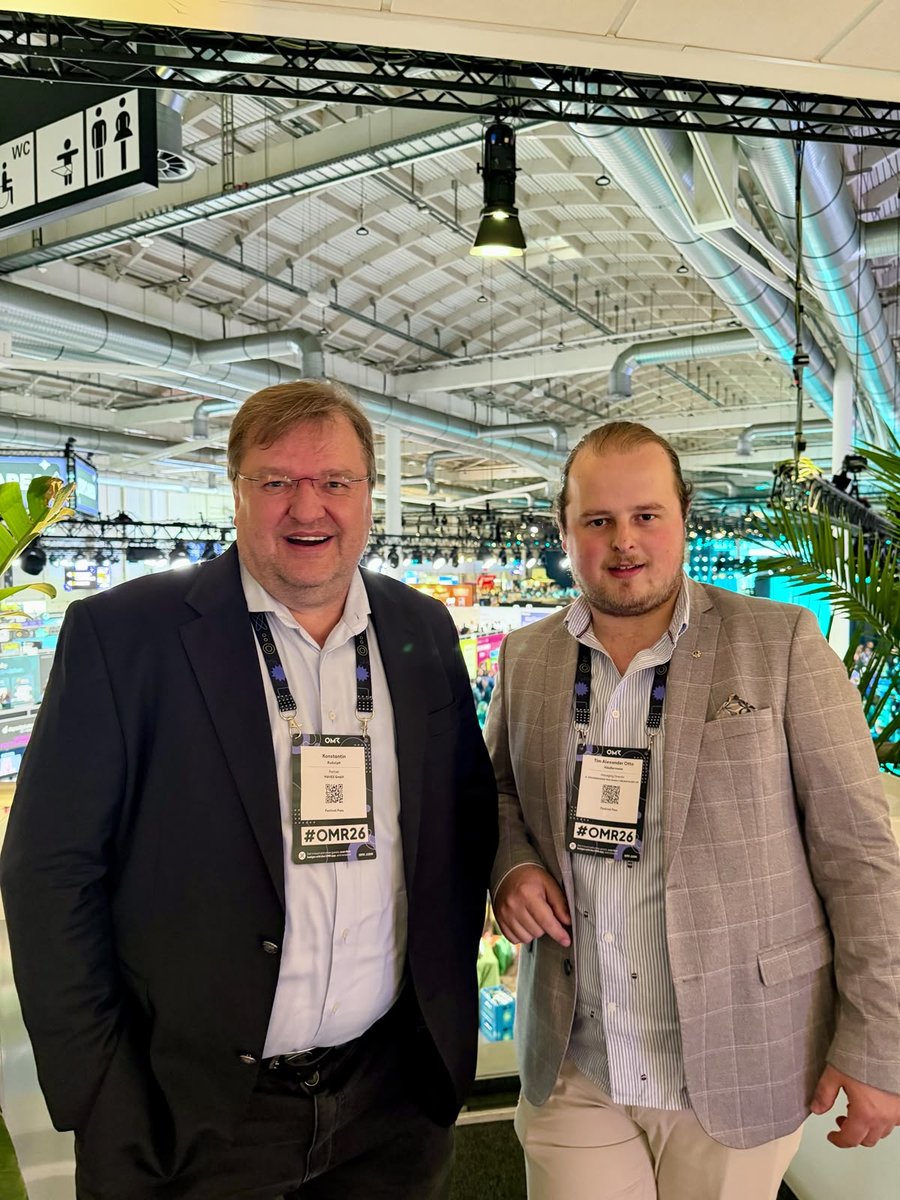 Konstantin Rudolph und Tim Häußermann auf der OMR 2026