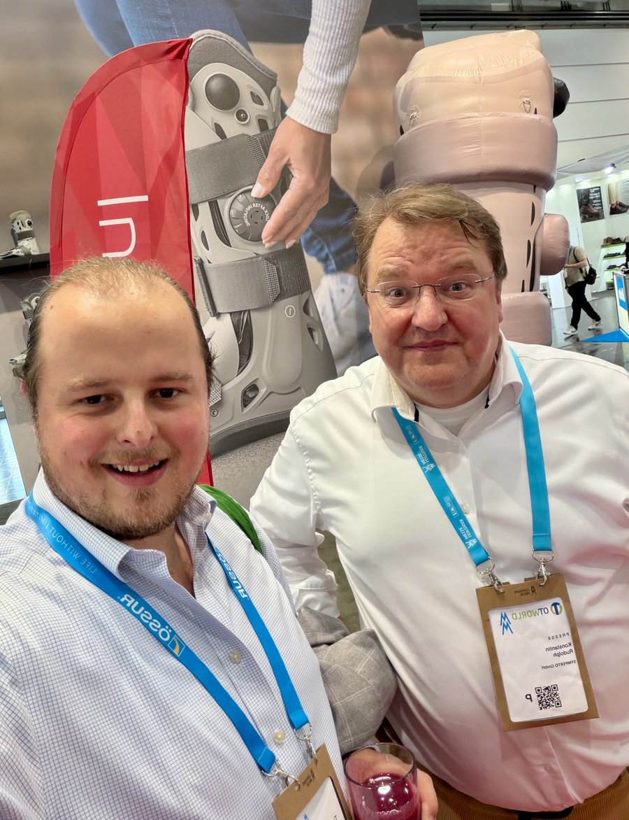 Tim Häußermann und Konstantin Rudolph auf der OTWorld